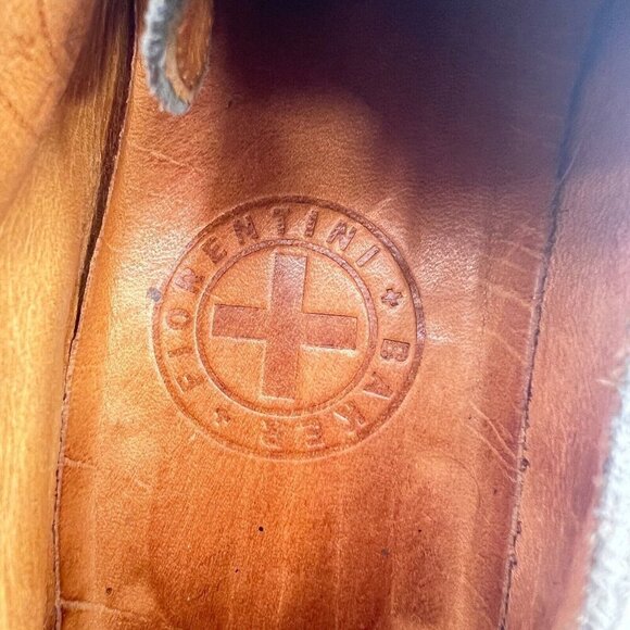 Fiorentini Baker Women Size 5 EU 35 Brown Suede Plain Toe Derby Casual Shoe - Picture 10 of 12